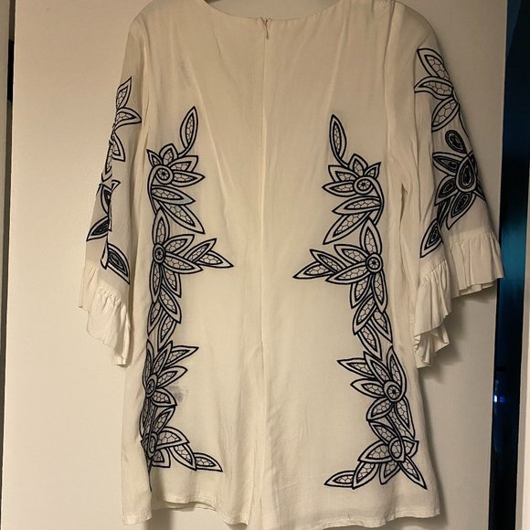 Tea & Cup Embroidered Romper - Picture 5 of 5